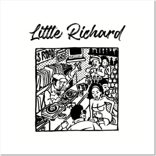 little richard ll vinyl store Posters and Art